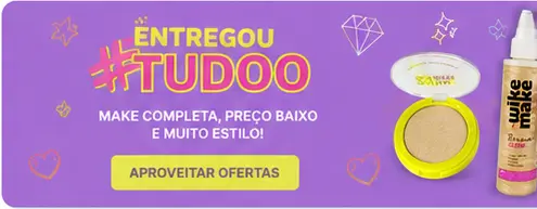 Make completa, preço baixo e muito estilo