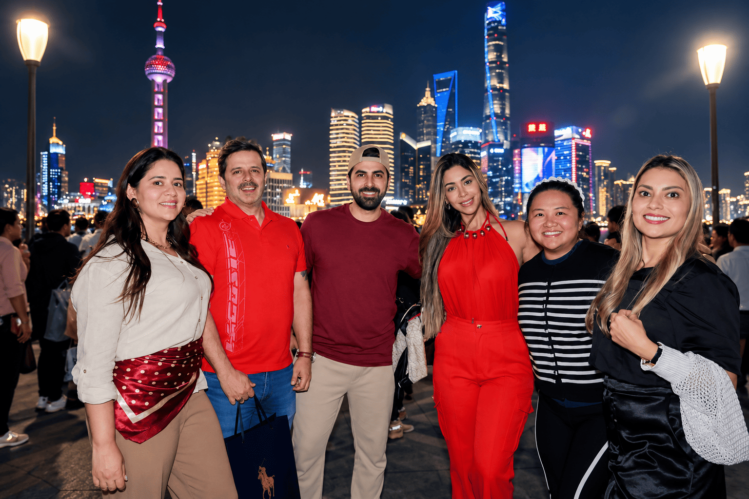 Grupo da China Tour em Shanghai
